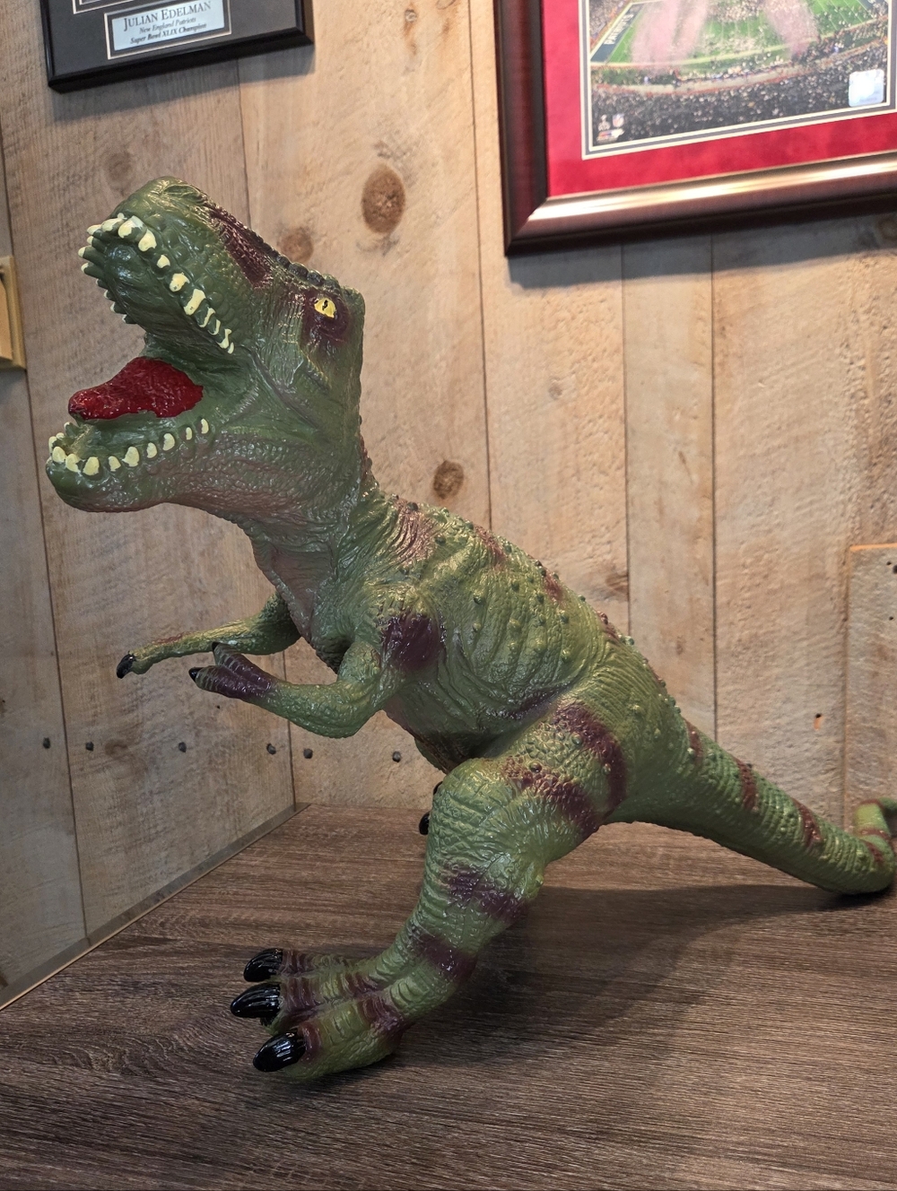 Hear Me Roar T-Rex Dinosaur Large Soft Rubber with Roaring Sound Large Toy  29"